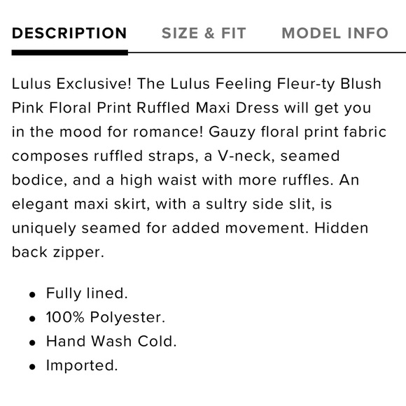 NWT Lulus Floral Maxi Flowy Dress - Picture 5 of 8